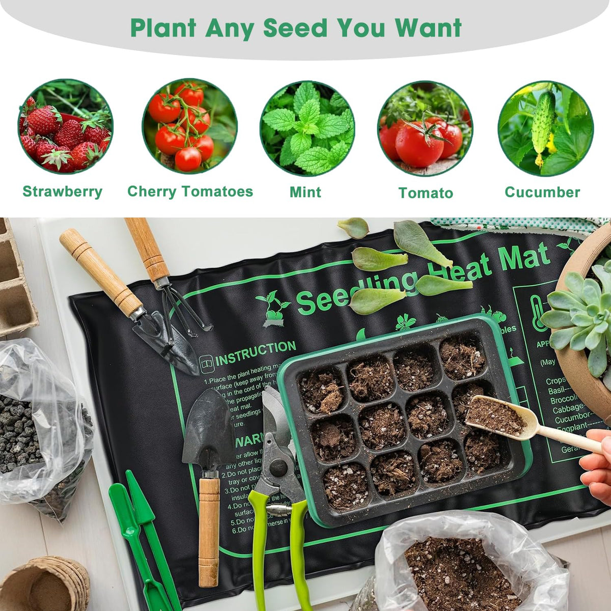 Finest+ portable seed starting kit for organized on-the-go planting.
