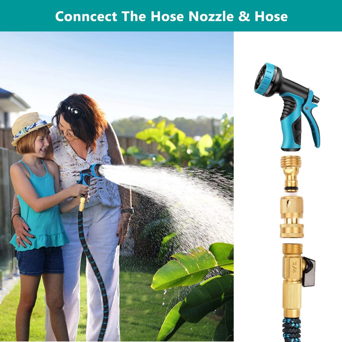 FINEST+ rubber self-locking washers ensure tight seal.