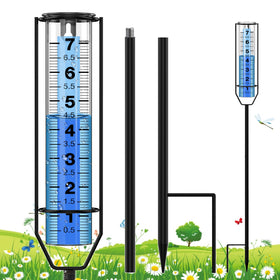 FINEST+ upgraded rain gauge tube for clear garden readings.
