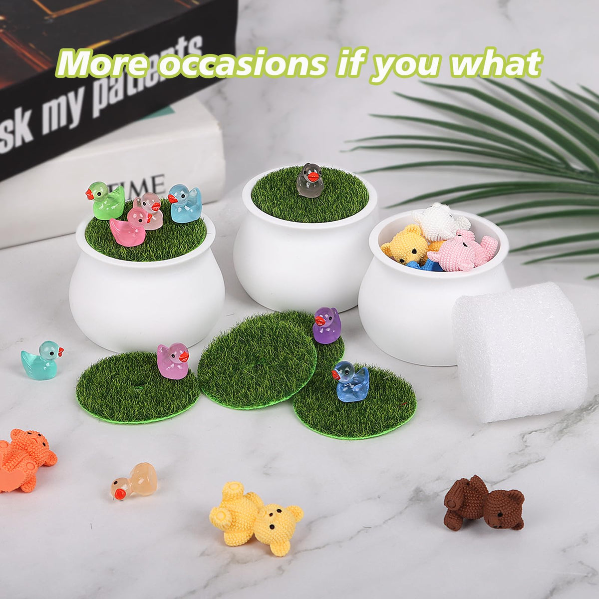 FINGOOO ideal for crochet flowers and small DIY home decor projects.