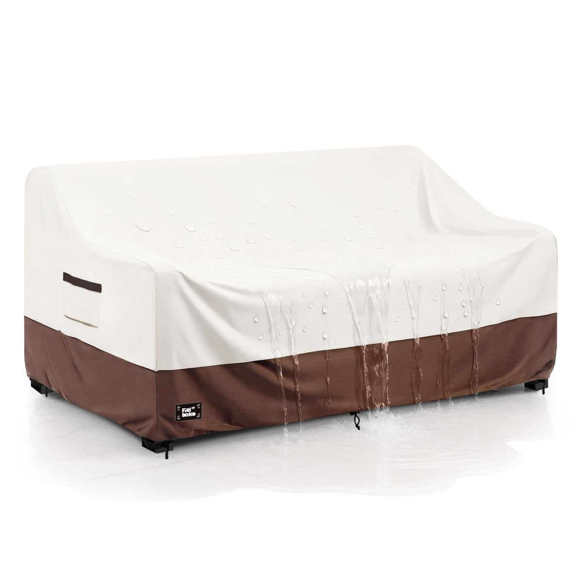 Finiboko 3Seater Sofa Cover fabric detail showing durable outdoor material