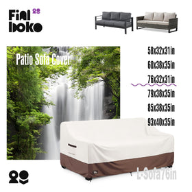Finiboko outdoor furniture cover with wind buckle ensures secure fit.
