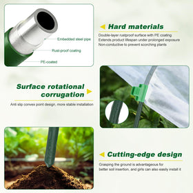 Fippy fruit and vegetable barrier nets shield harvests from birds and pests.