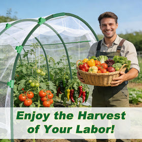 Fippy garden netting allows sunlight, water, and air to reach plants.