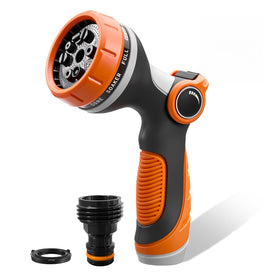 Fire Frog garden hose nozzle with durable ABS-TPR body for lasting use.