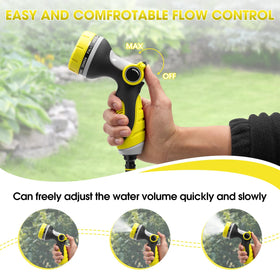 Fire Frog nozzle rotates 360 degrees for easy aiming
