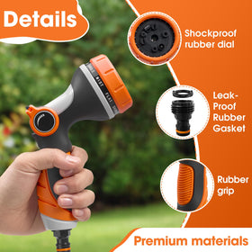 Fire Frog versatile nozzle ideal for watering plants and lawns.