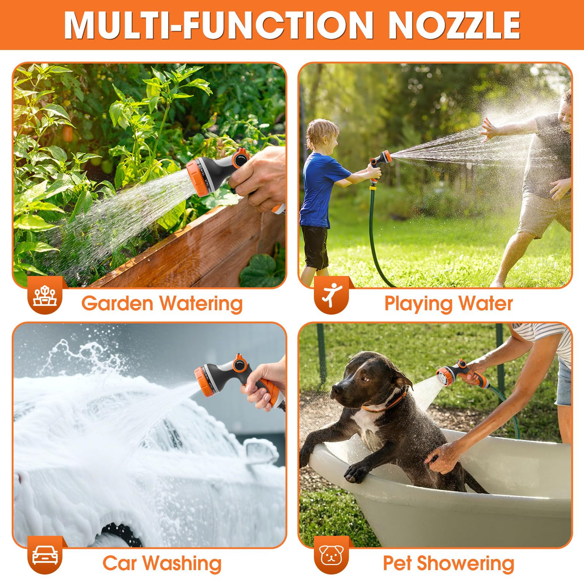 Fire Frog slip-resistant rubber coating provides secure grip during use.