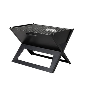 Fire Sense Notebook Grill fold-open design for quick setup during outdoor adventures