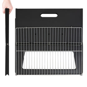 Fire Sense Notebook Grill weighs 8 pounds for portability