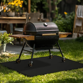 FIREWESS mat features neat edge stitching for reliable performance under heat.
