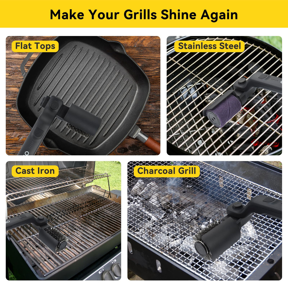 FIRINER brush heads dishwasher-safe for deeper cleaning on the top rack.
