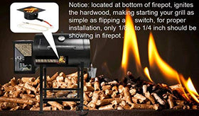 Firsgrill 2-piece set includes ignited rod and firebox replacement.