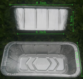 Firsgrill 30-count foil tray pack, simplifies post-cook cleanup and disposal.