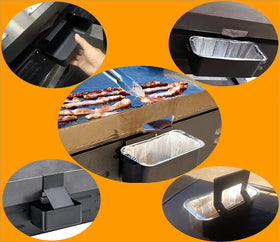 Firsgrill reusable aluminum foil tray, eco-friendly choice for grilling cleanup and waste reduction.