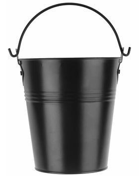 Firsgrill black bucket liner in use with Traeger to catch drips cleanly.