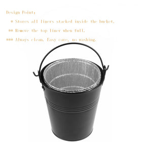 Firsgrill bucket dimensions help fit standard grease cups precisely.