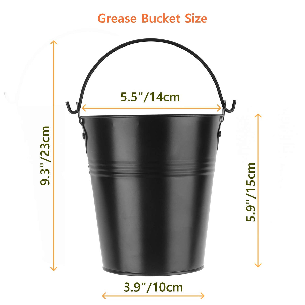 Firsgrill galvanized steel bucket resists rust in outdoor grilling conditions.