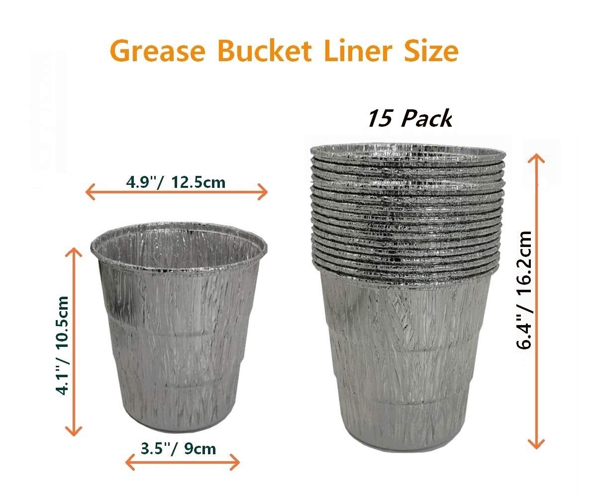 Firsgrill galvanized steel bucket resists outdoor rust for long-lasting use.