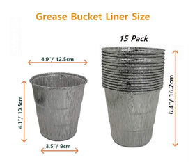 Firsgrill galvanized steel bucket resists outdoor rust for long-lasting use.