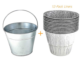 Firsgrill grease bucket tray captures drips for easier disposal after grilling