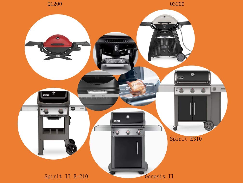Firsgrill grease-catching pans enable quick cleanup after grilling.