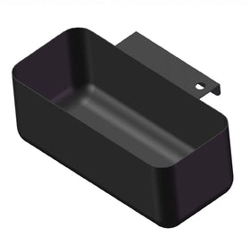 Firsgrill grease cup foil tray side view for Blackstone griddles improving grease capture
