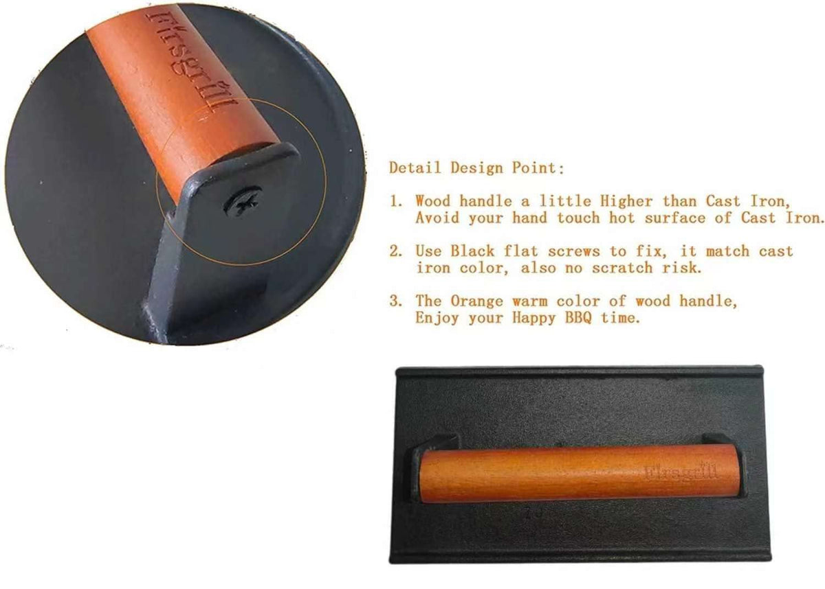 Firsgrill press designed for griddle and panini use tortillas