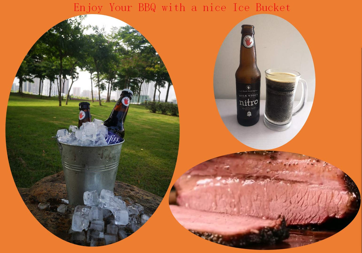 Firsgrill ice bucket mode keeps beverages cool during a barbecue.