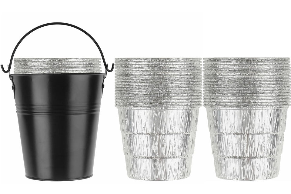 Firsgrill 30-pack liners and bucket packaging enable quick, mess-free grilling prep
