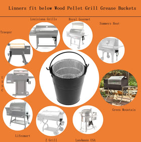Firsgrill grease liners for pellet smokers, easy disposal after cooks.