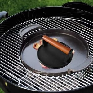 Firsgrill stay-cool wood handle keeps hands safer during flips