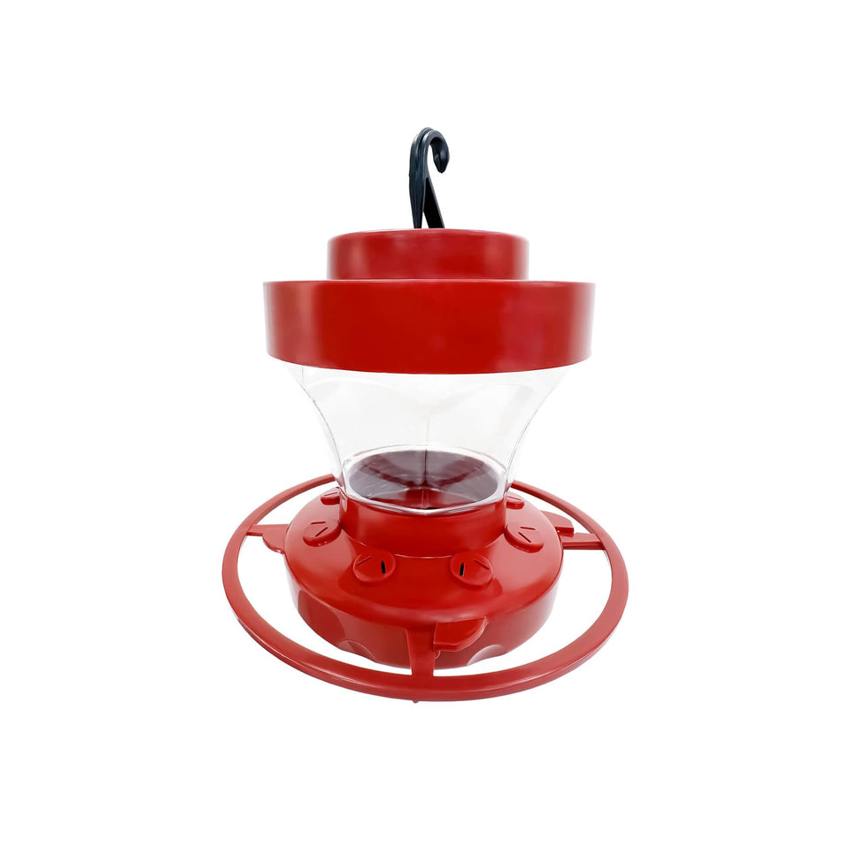 First Nature 16oz fluted hummingbird feeder attracts hummingbirds to your garden