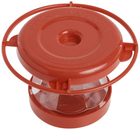First Nature hummingbird feeder with two-part base for easy maintenance.