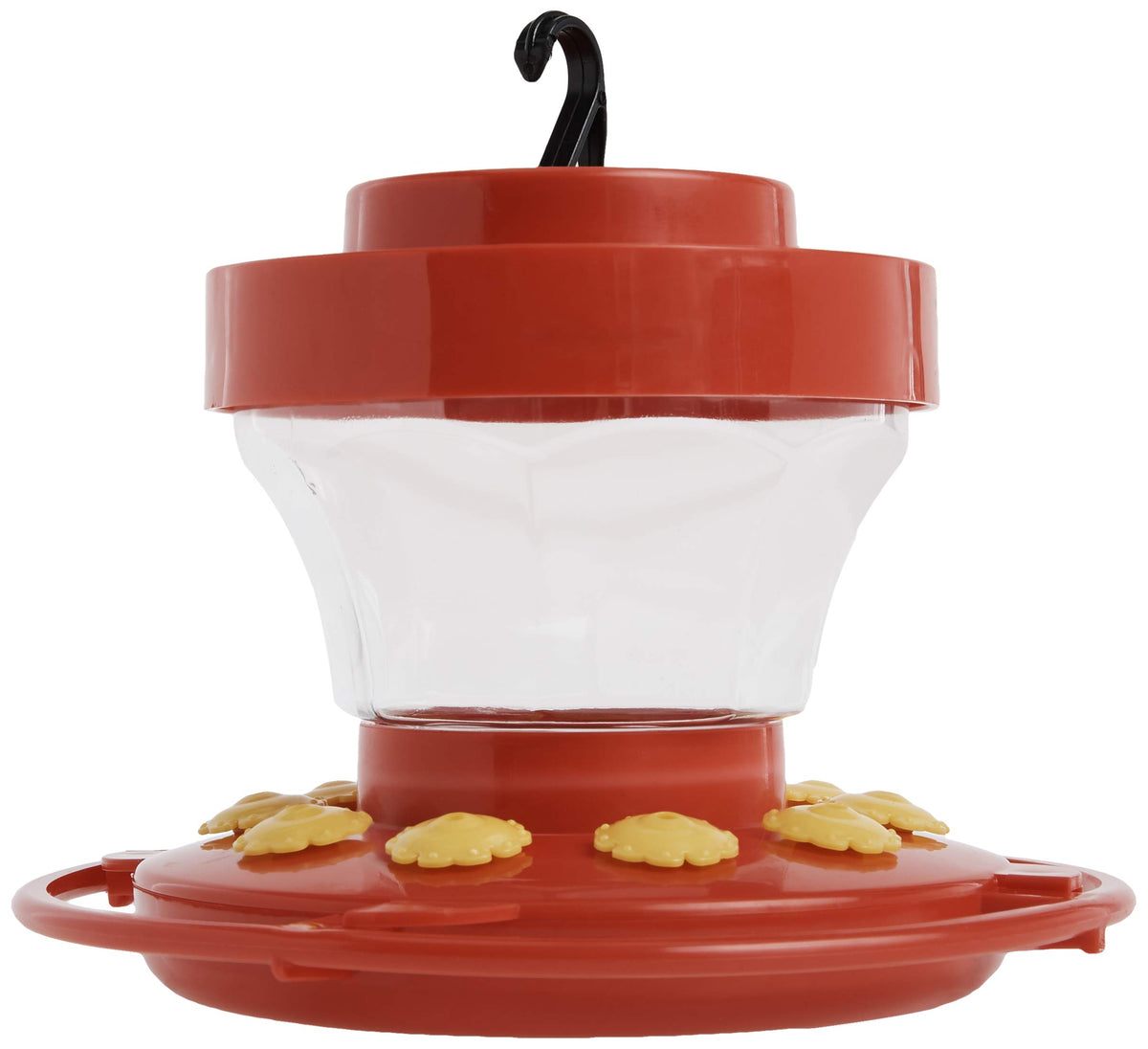 First Nature feeder with wide-mouth jar for simple filling and cleaning.