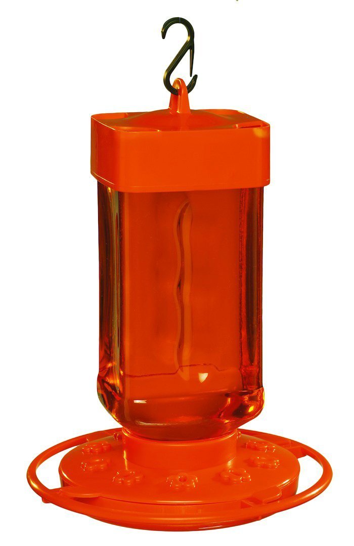 First Nature Oriole Feeder with wide-mouth reservoir for easy filling and cleaning.