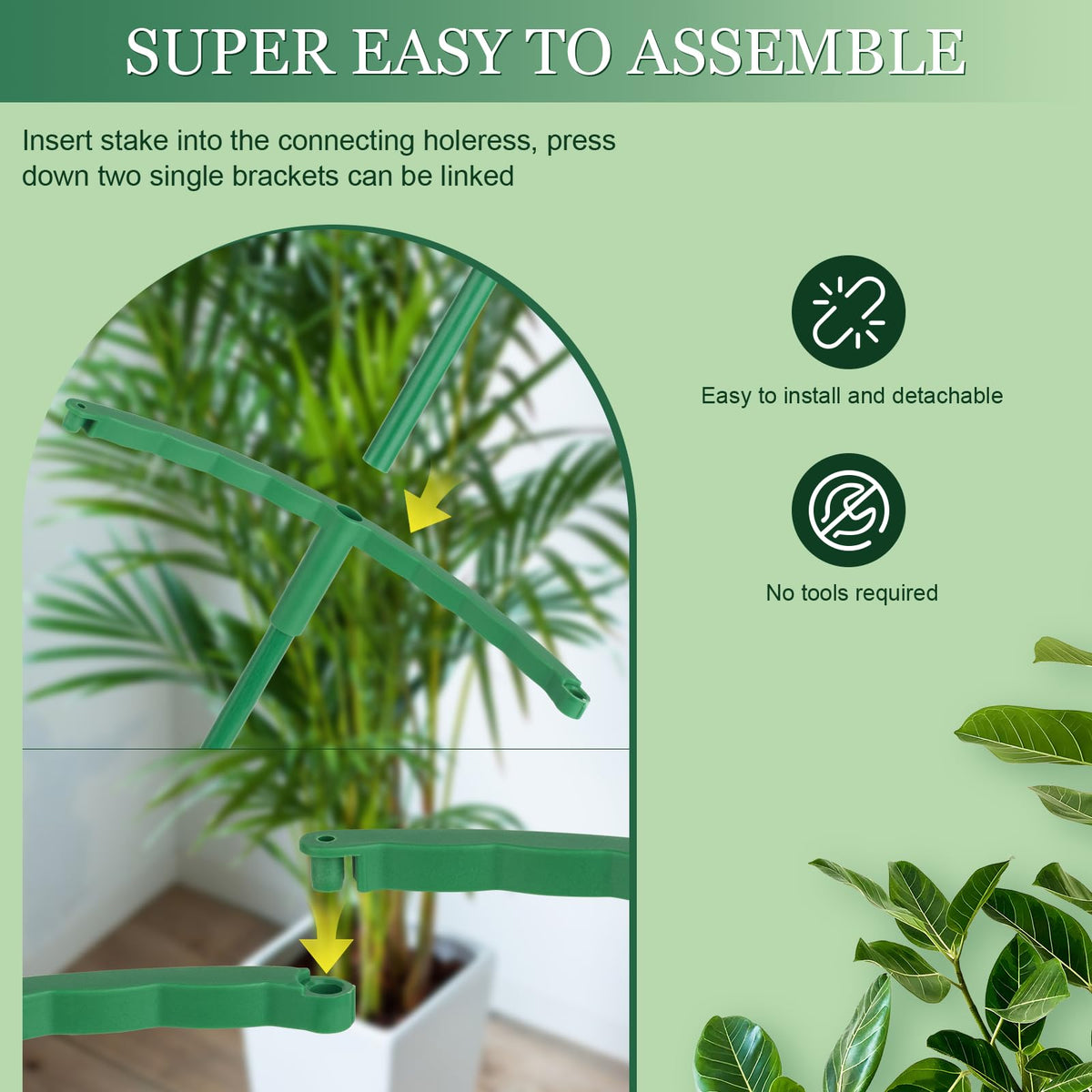 First-zgel garden stakes multi-use ideal for tomatoes, flowers, and climbing plants.