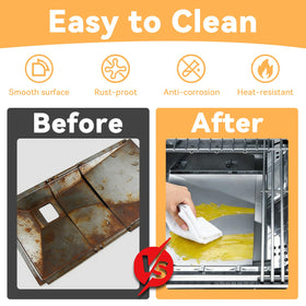 FIRXZYMZ easy installation by adjusting length to fit multiple grill models.