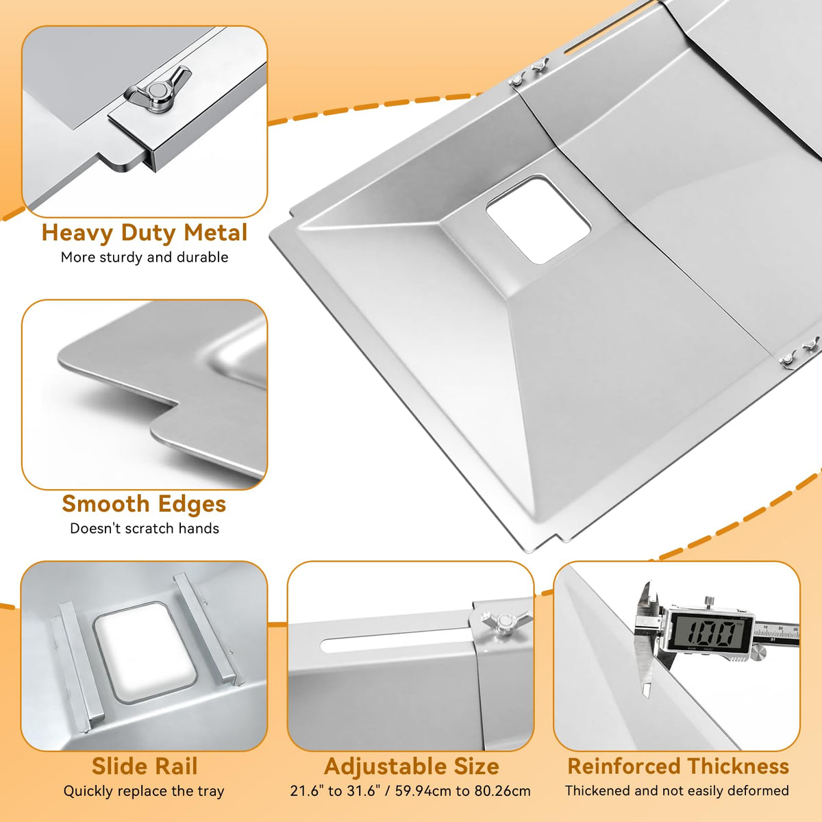 FIRXZYMZ polished edge design minimizes accidental cuts during handling.