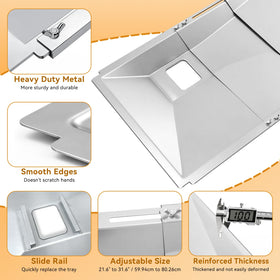 FIRXZYMZ polished edge design minimizes accidental cuts during handling.