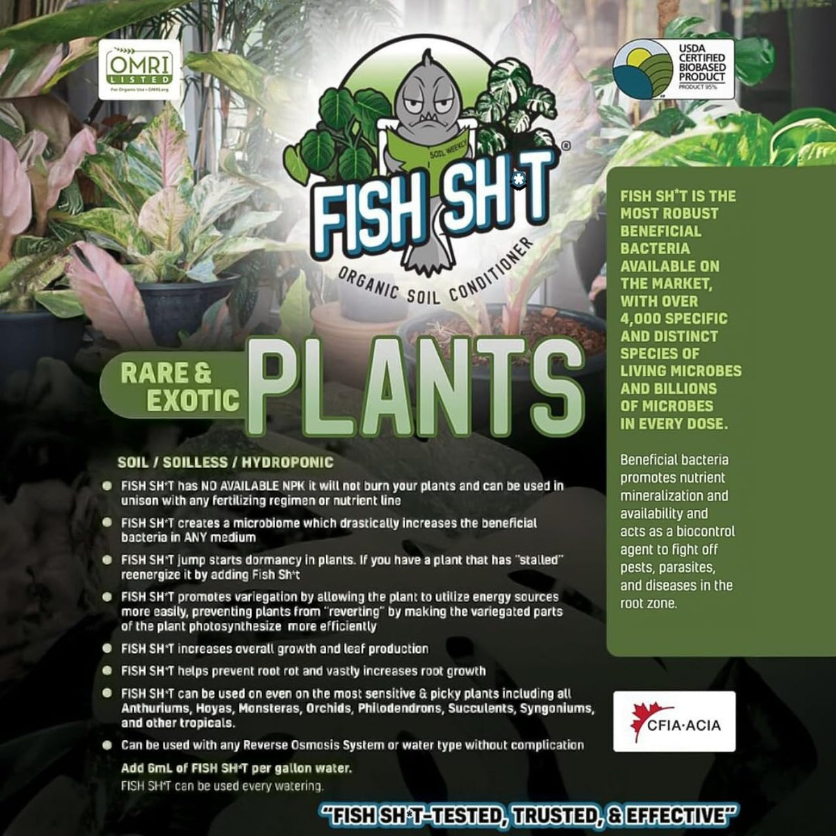 Fish Head Farms Organic Soil Conditioner promotes flavor through essential oil release