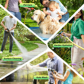 FISHFRUIT versatile outdoor connectors support gardening and cleaning tasks.