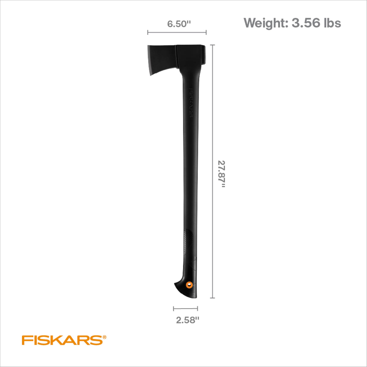 Campfire prep with Fiskars axe for easy kindling and logs