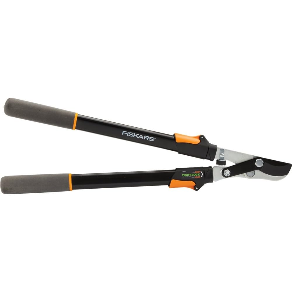 Fiskars extendable power-lever lopper extended handles for reaching high branches