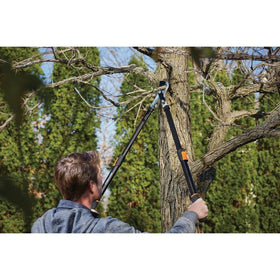 Fiskars hardened blade with non-stick coating for smooth pruning