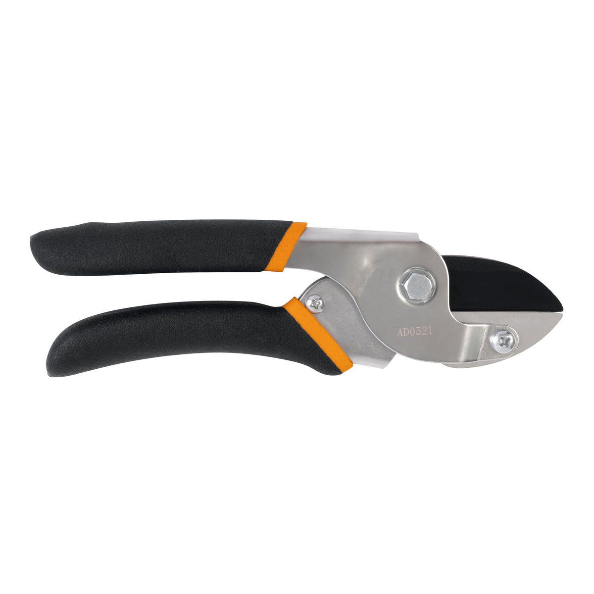 Fiskars Anvil Pruner blade close view shows precise cuts on dry stems