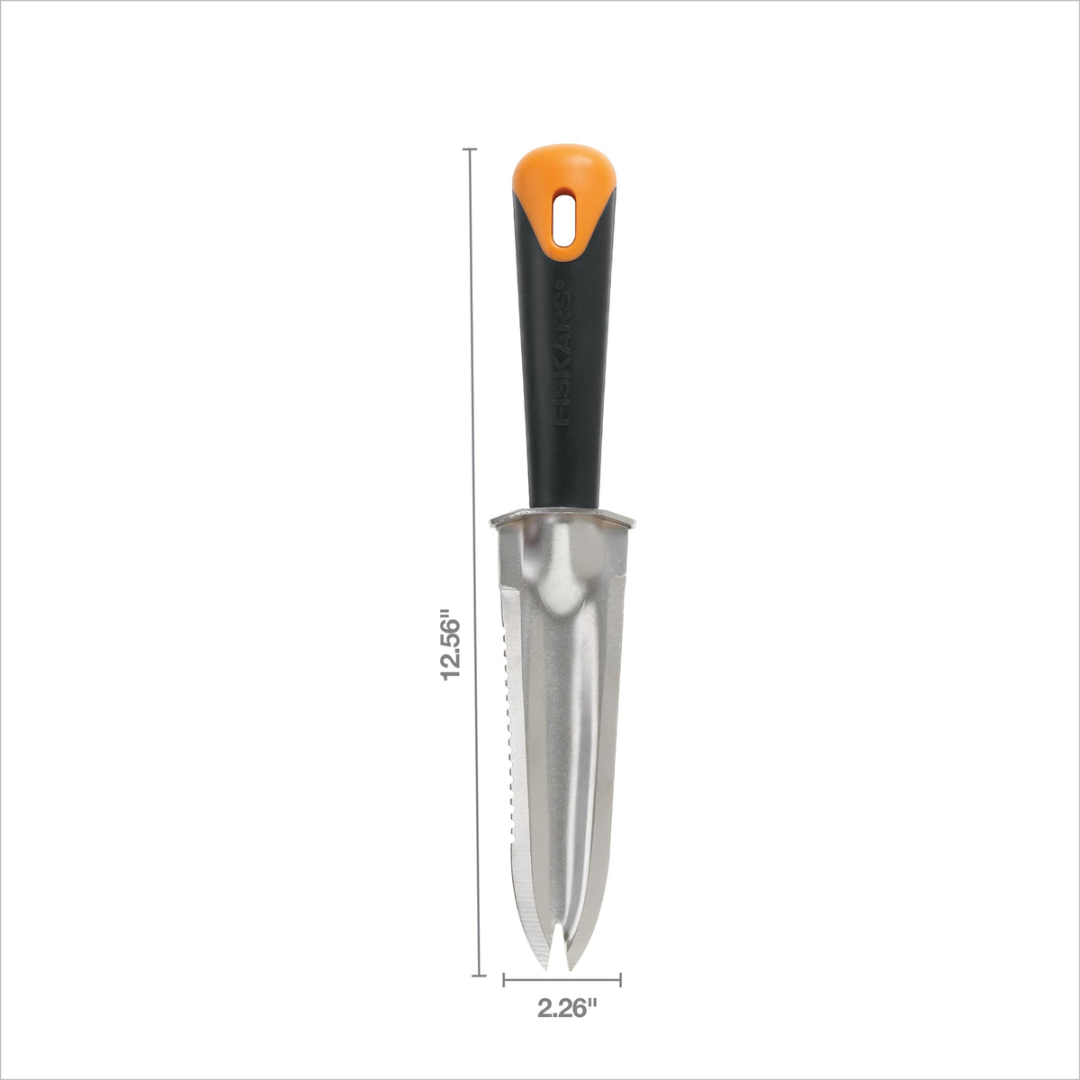 Fiskars handle with Softgrip provides comfort during extended use.