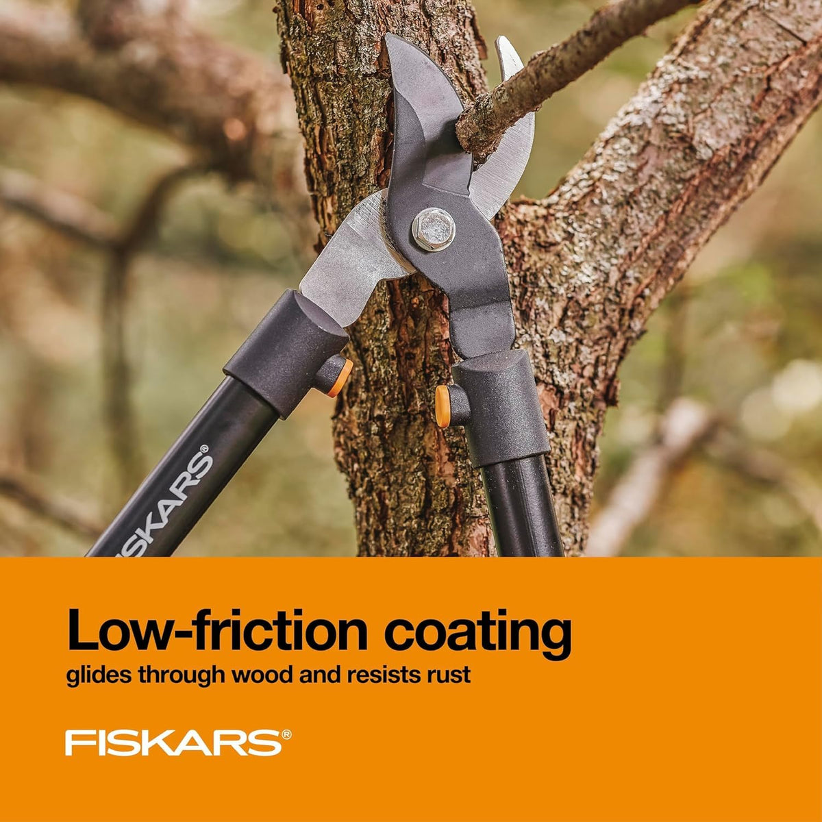 Fiskars lopper replaceable blades shown for easy maintenance and long-lasting sharpness.