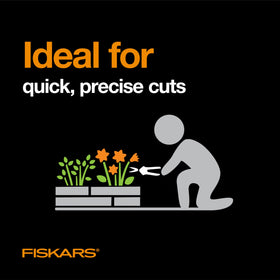 Fiskars ergonomic design supports comfortable, controlled pruning with less strain.
