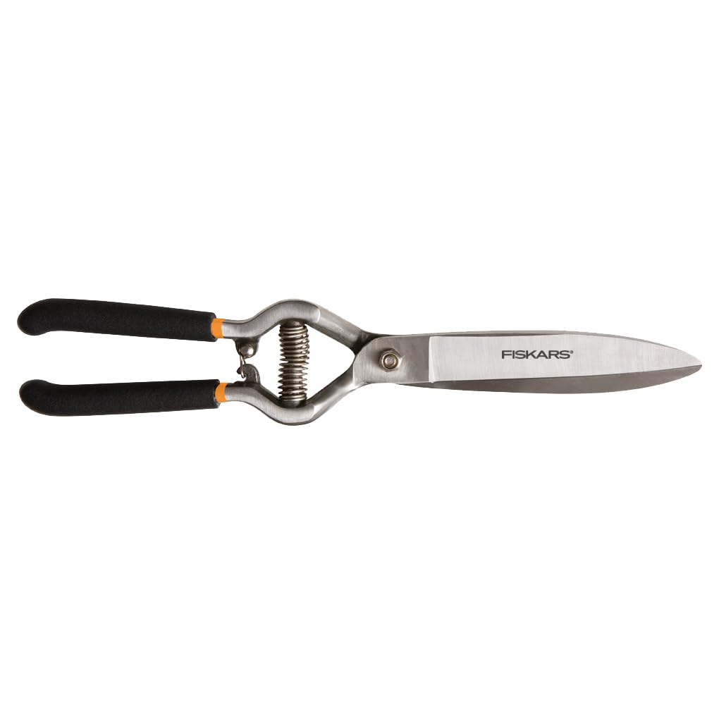 Fiskars 392230-1004 forged grass shears edge decorative grasses with precision.
